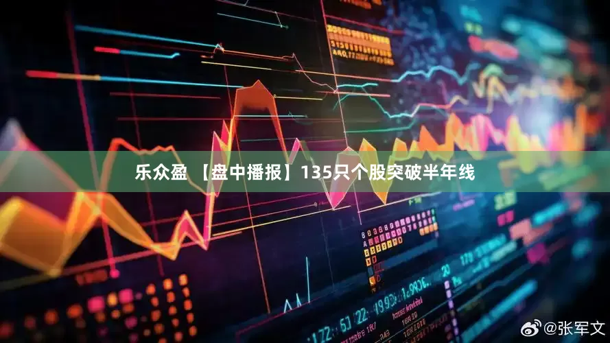 乐众盈 【盘中播报】135只个股突破半年线